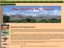Tablet Screenshot of flyfishingthesierra.com